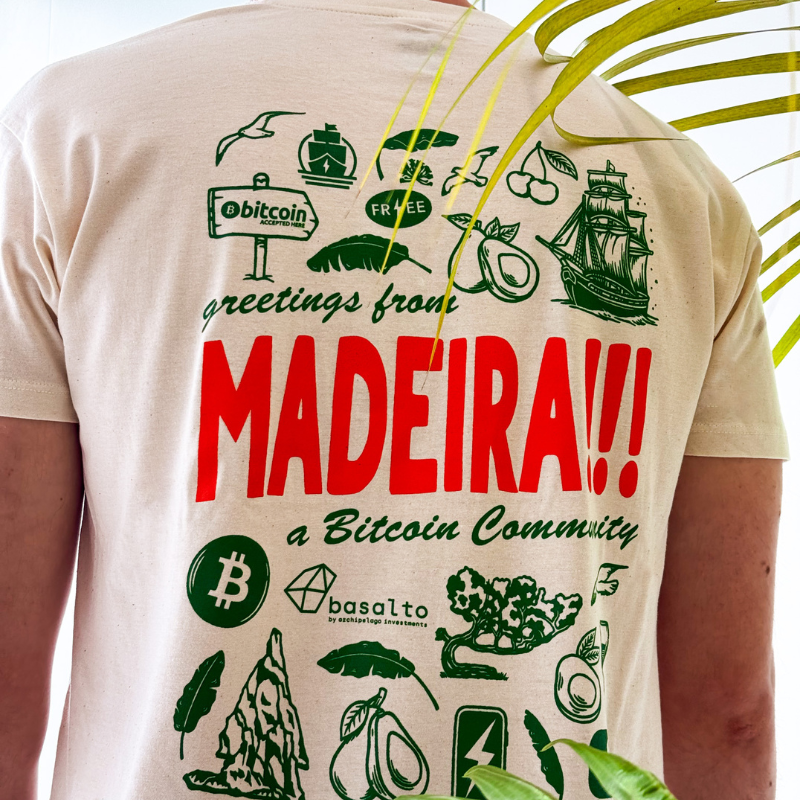 FREE Madeira x Hodl Shop Greetings from Madeira T-Shirt