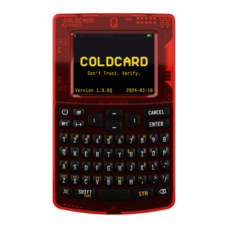 Coldcard Q1 Hardware Wallet