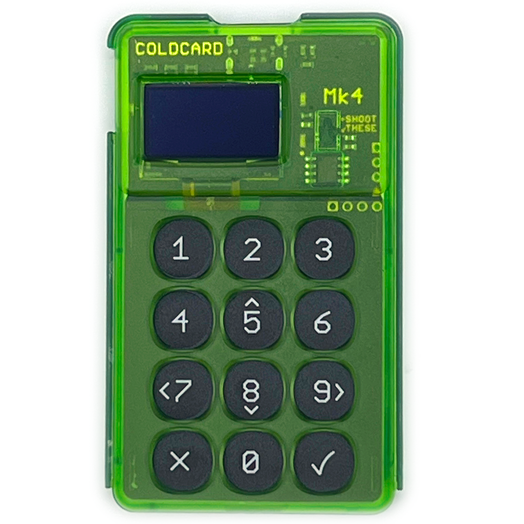 Coldcard MK4 Hardware Wallet