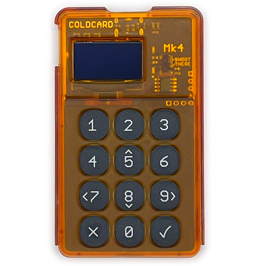 Coldcard MK4 Hardware Wallet