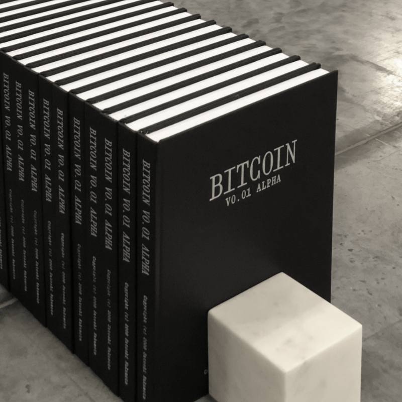 Bitcoin – Alpha v0.01 Special Edition Hard Cover