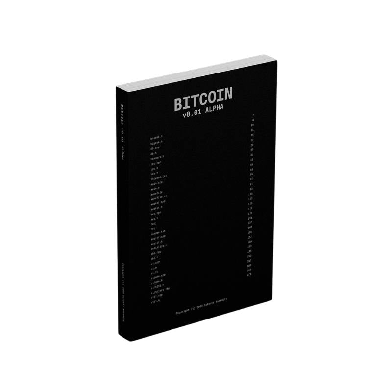 Bitcoin – Alpha v0.01 Soft Cover