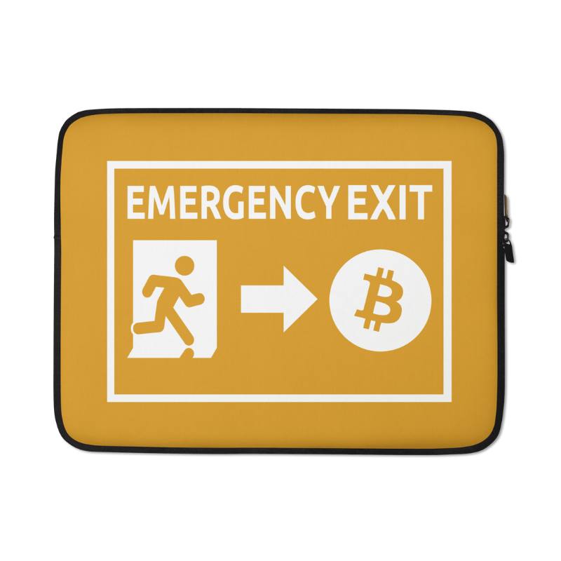 Emergency Exit Laptop Sleeve