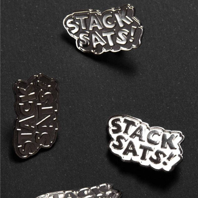 Stack Sats Pin