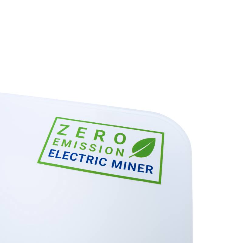 Zero Emission Electric Miner Sticker